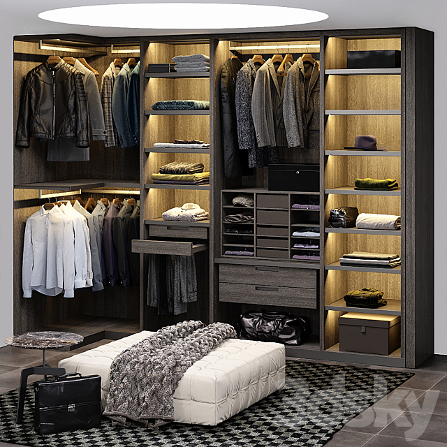 POLIFORM SENZAFINE WARDROBE – MENS 3DSMax File - thumbnail 1