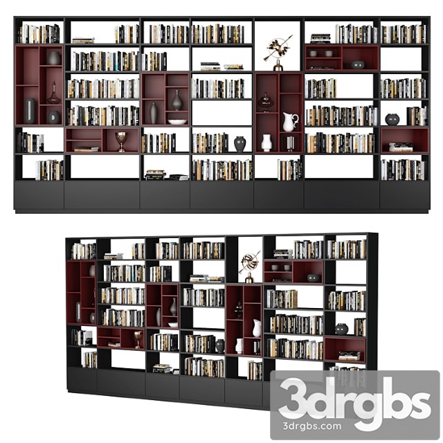 Poliform shelving 3dsmax Download - thumbnail 1