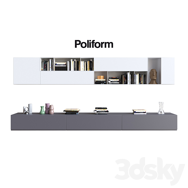 POLIFORM VARENNA SISTEMI GIORNO SINTESI 12 3DSMax File - thumbnail 1