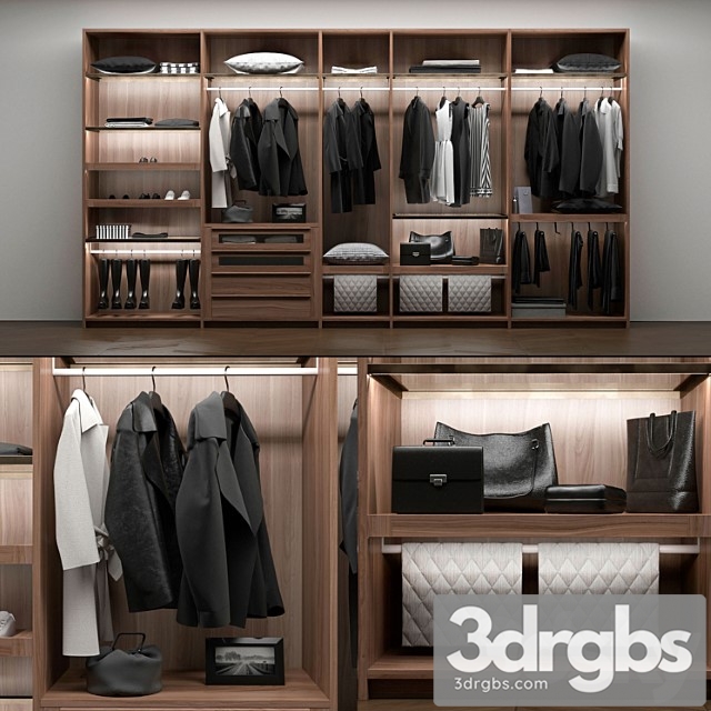 Poliform Wardrobe 1 3dsmax Download - thumbnail 1