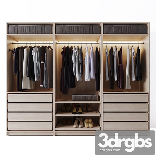 Poliform Wardrobe 2 3dsmax Download - thumbnail 1