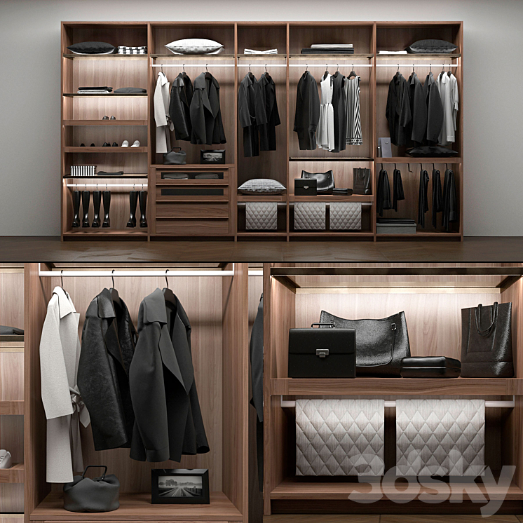 POLIFORM wardrobe 3DS Max - thumbnail 1