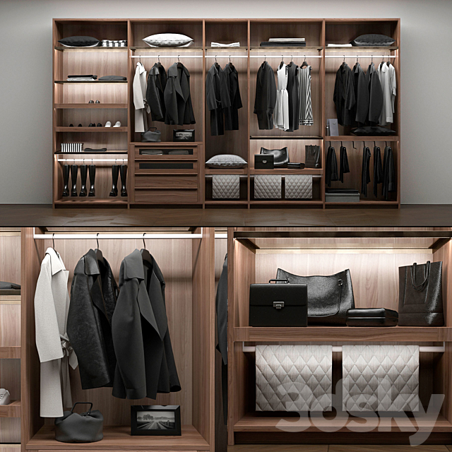 POLIFORM wardrobe 3DSMax File - thumbnail 1