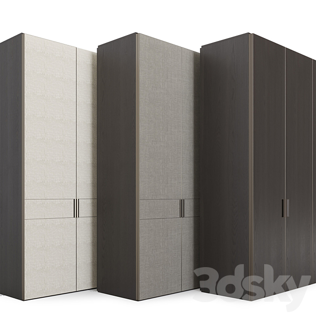 Poliform wardrobe system 3DS Max Model - thumbnail 2