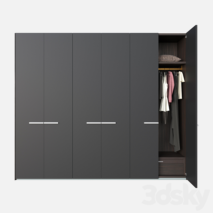 POLIFORM WARDROBES NEW ENTRY 3DS Max - thumbnail 1