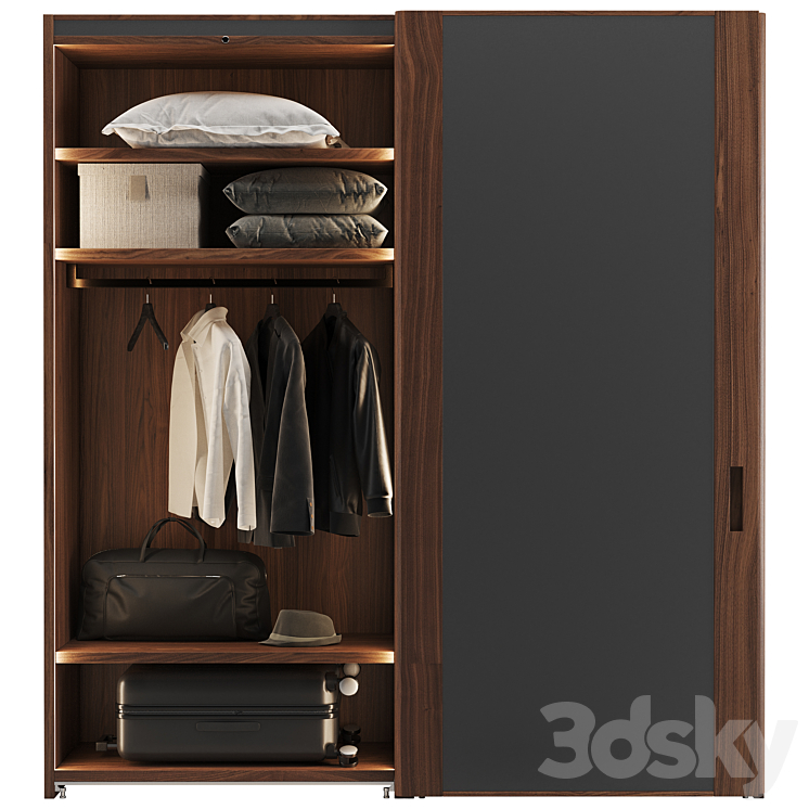 Porada Gladko Wardrobe 3DS Max Model - thumbnail 1