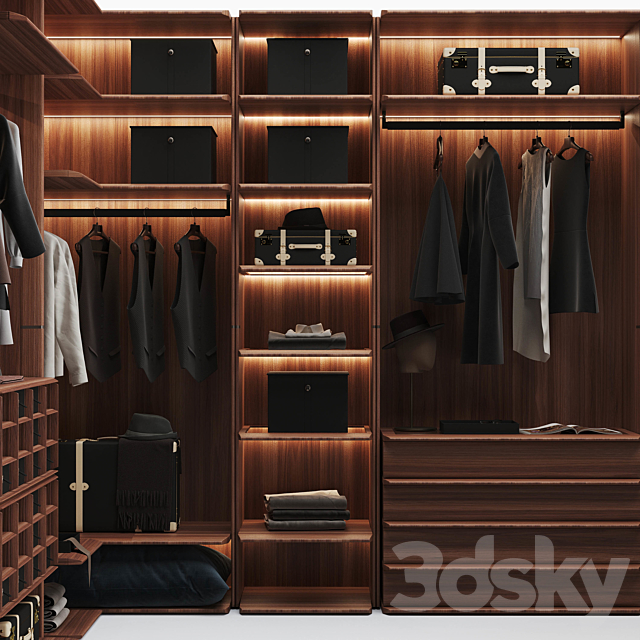 Porada My suite wardrobe 3ds Max - thumbnail 3