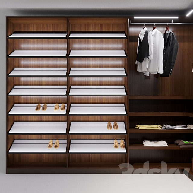 Porro closet 3DS Max Model - thumbnail 3