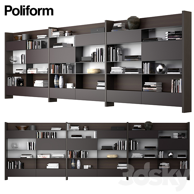 Rack Varenna Poliform MYLIFE 3DSMax File - thumbnail 1