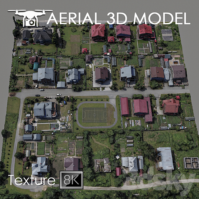 Residential area 83 3DSMax File - thumbnail 2