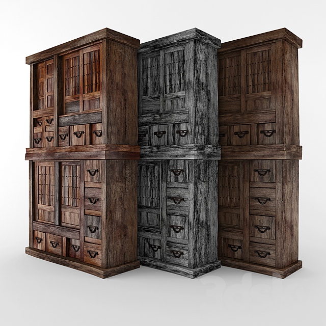 Retro Wardrobe 3DSMax File - thumbnail 2