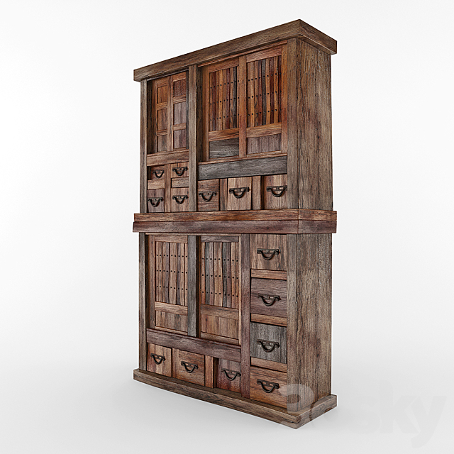 Retro Wardrobe 3DSMax File - thumbnail 3