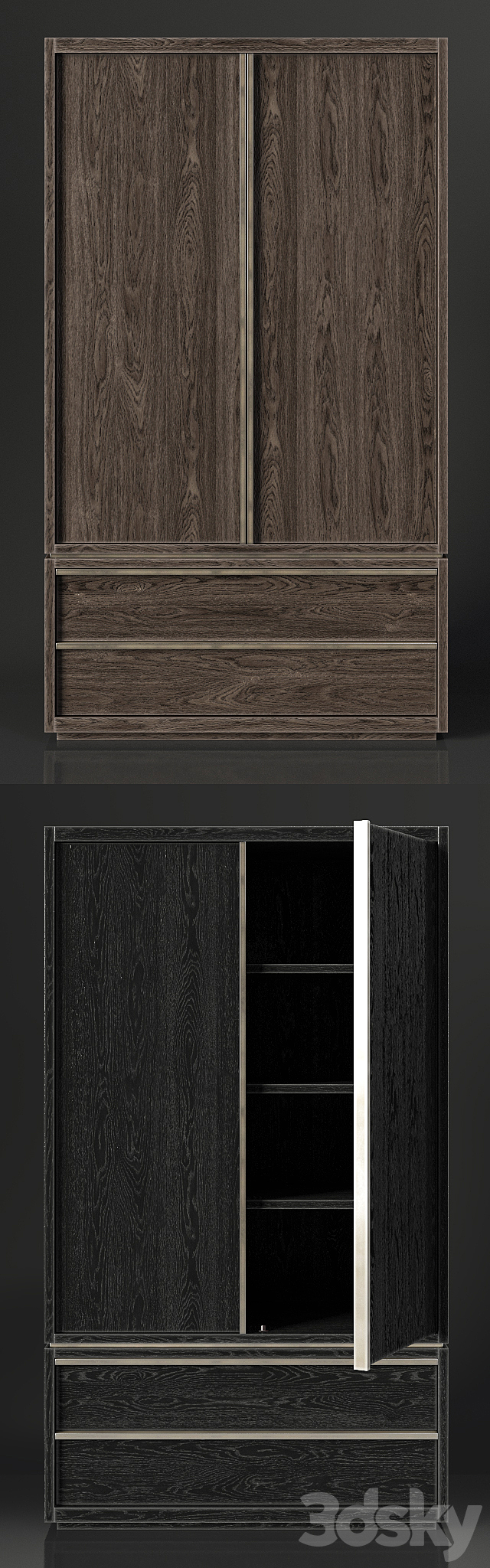 RH BEZIER ARMOIRE 3ds Max - thumbnail 2