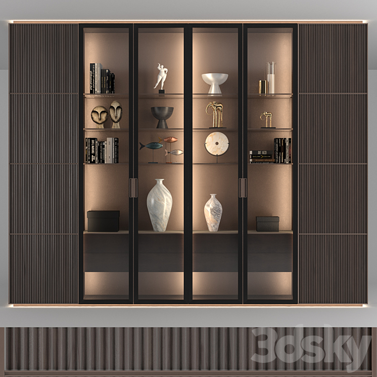 Rimadesio Modulor cabinet 3DS Max - thumbnail 1