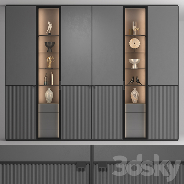 Rimadesio Modulor cabinet V2 3ds Max - thumbnail 1