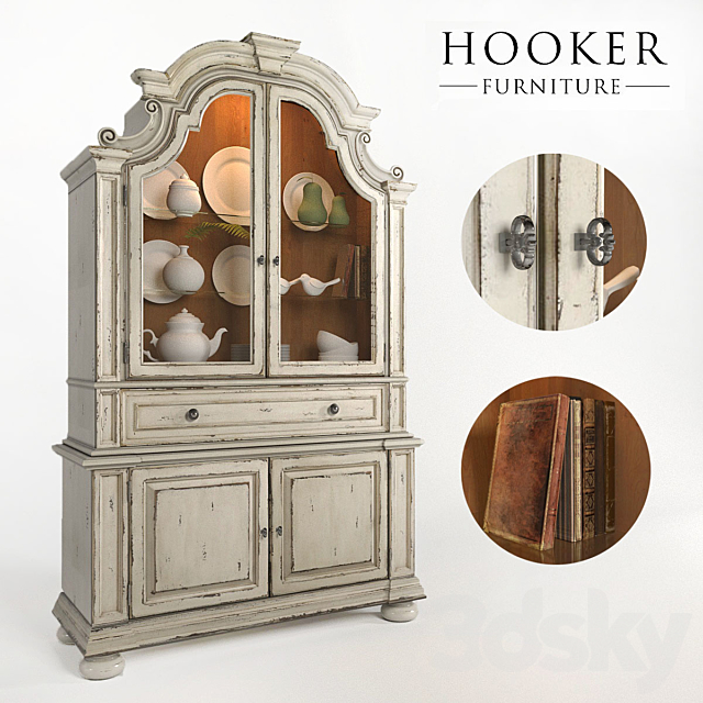 Sanctuary Hooker Furniture Cabinet 3DSMax File - thumbnail 1