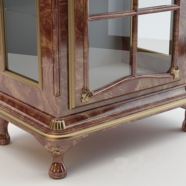 Scappini Lacquered _ sideboard 3DS Max Model - thumbnail 3