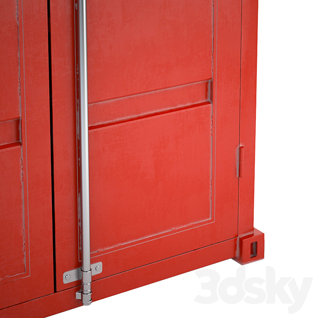 Sea Container wardrobe 4 COLORS 3DSMax File - thumbnail 2