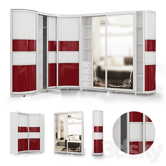 Set “wardrobes” 3DSMax File - thumbnail 1