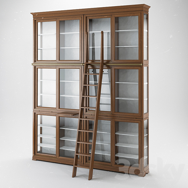 Shelving library MORELATO Biedermeier 3DSMax File - thumbnail 1