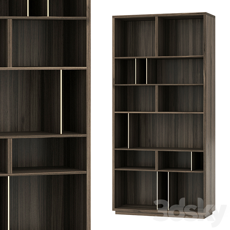 Shelving module Lich 2 from ARCHMEBEL 3DS Max - thumbnail 1