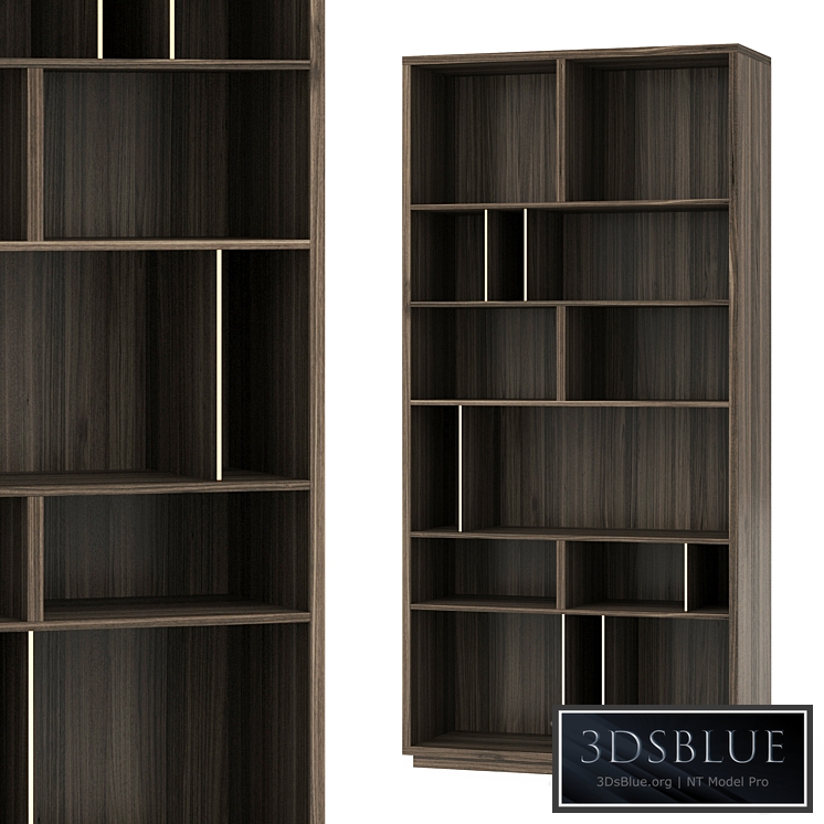 Shelving module Lich 2 from ARCHMEBEL 3DS Max - thumbnail 3