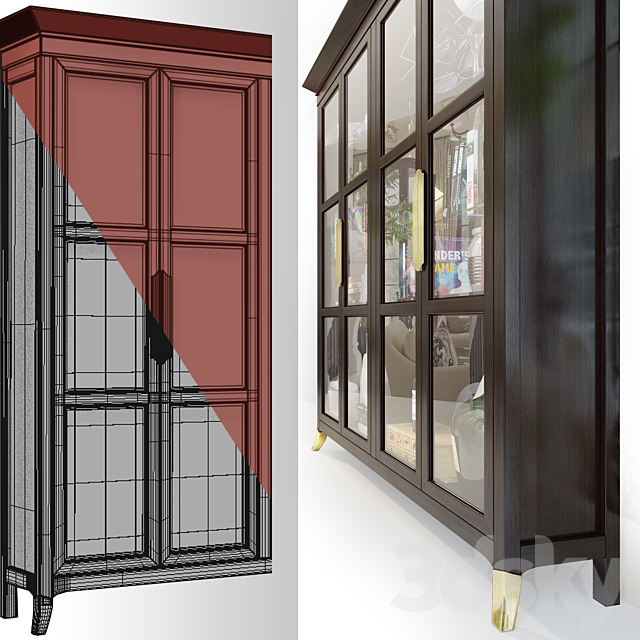 Showcase Capricci. Cabinet by Prestige 3DSMax File - thumbnail 3