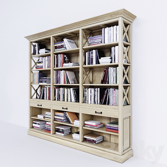 Showcase-library Arizona 260 cm 3DSMax File - thumbnail 2