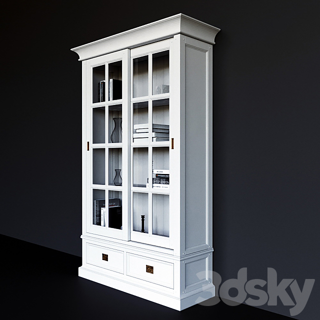 Showcase two-door Oxford Dantone Home 3DSMax File - thumbnail 2