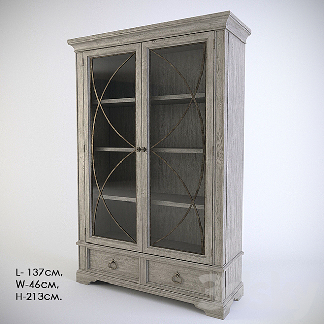 Showcases Bernhardt Marquesa Display Curio (359-356) 3DSMax File - thumbnail 1