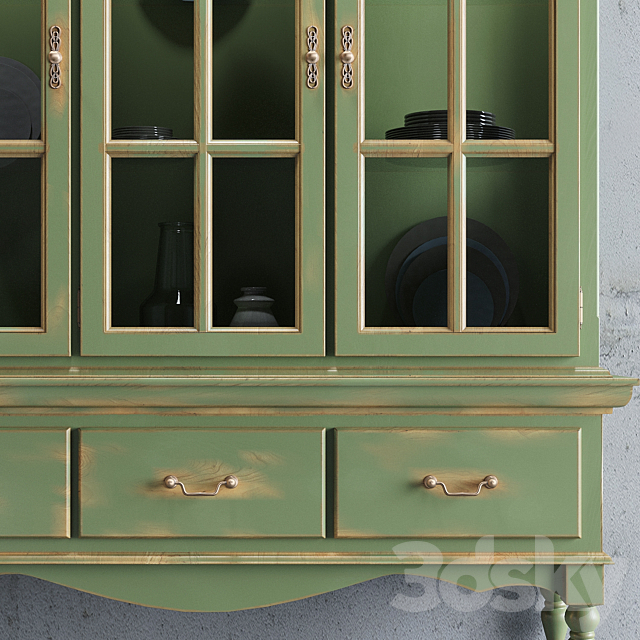 Sideboard Valencia 3 Casement 3DS Max Model - thumbnail 2