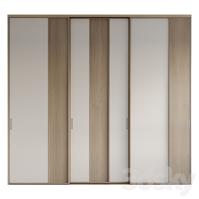 Sliding wardrobe Sedimenti Mr.Doors 3ds Max - thumbnail 1