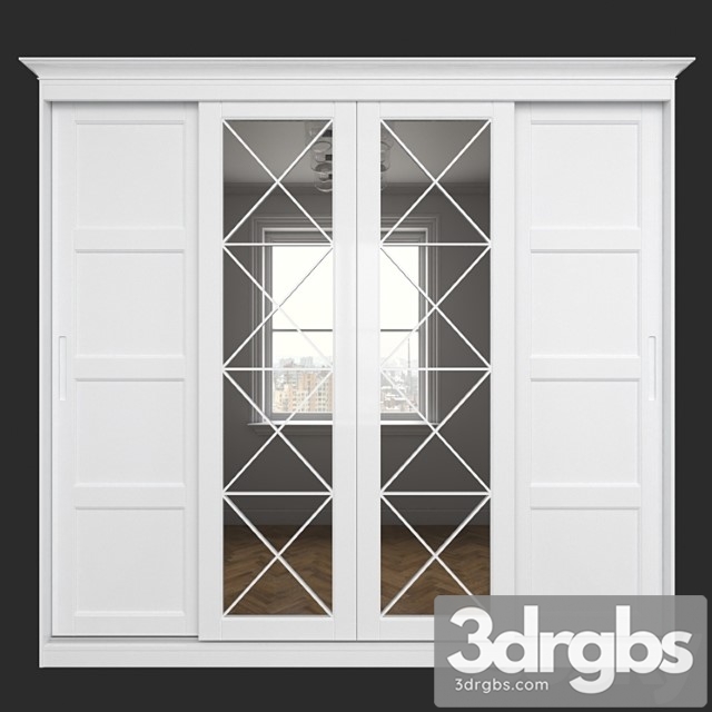 Sliding wardrobe skm-80 (10) 3dsmax Download - thumbnail 1