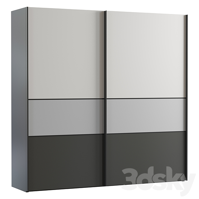 Sliding wardrobe Trio 3ds Max - thumbnail 1