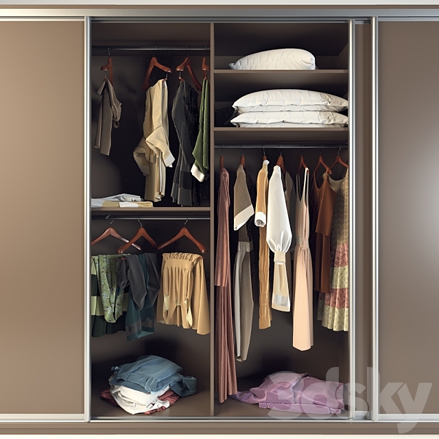 Sliding wardrobe (vray GGX) 3DSMax File - thumbnail 2