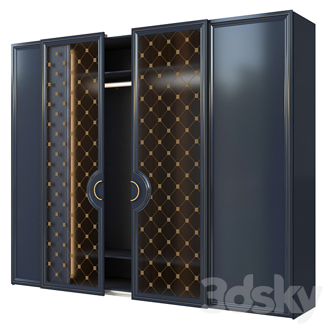 Sliding wardrobe with PS10 Cinetto system (24) 3ds Max - thumbnail 1