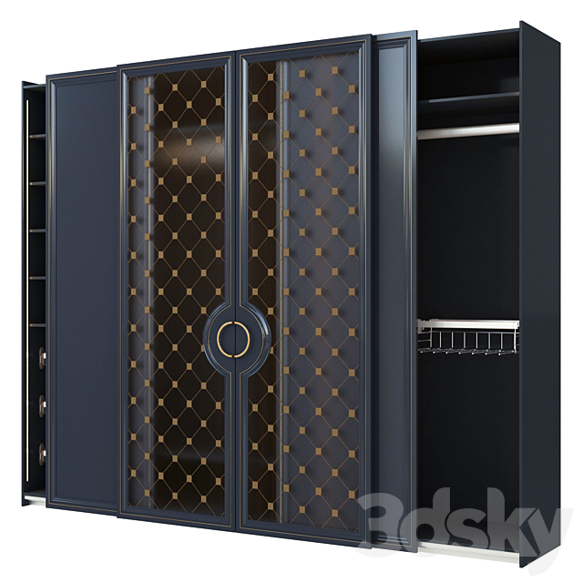 Sliding wardrobe with PS10 Cinetto system (24) 3ds Max - thumbnail 3