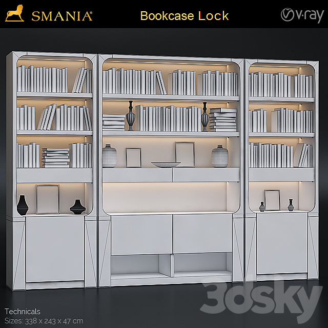 Smania Lock 3DS Max Model - thumbnail 2