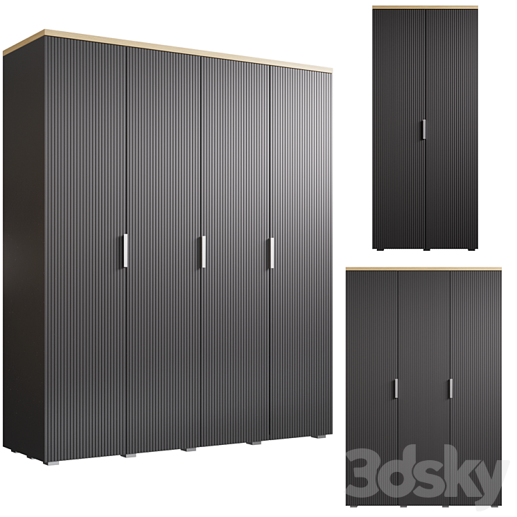 Swing wardrobe Ensson 3DS Max Model - thumbnail 2