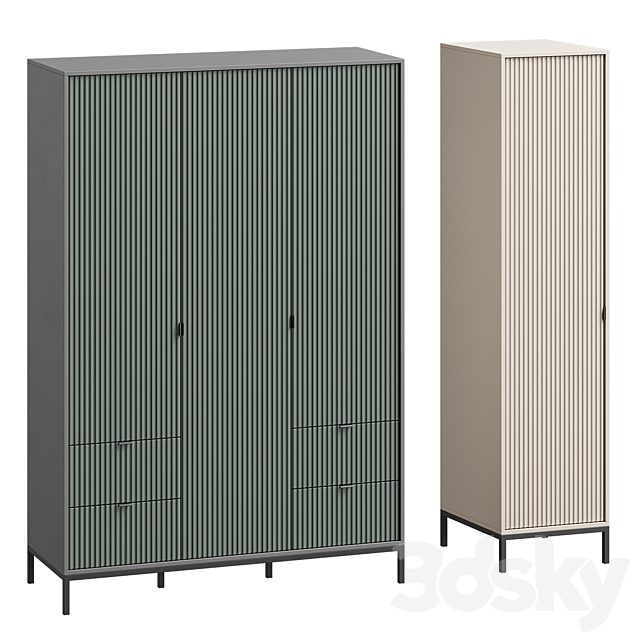 Travis swing wardrobe Divan.ru 3ds Max - thumbnail 2