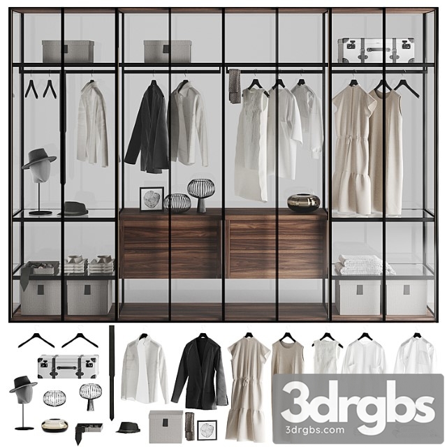 Tumidei Cristal Wardrobe 3dsmax Download - thumbnail 1