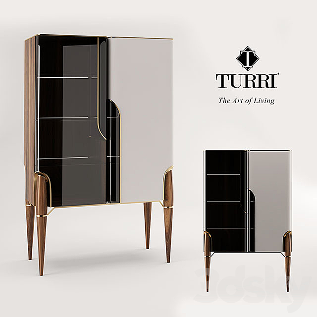 Turri vitrine 3DS Max Model - thumbnail 1