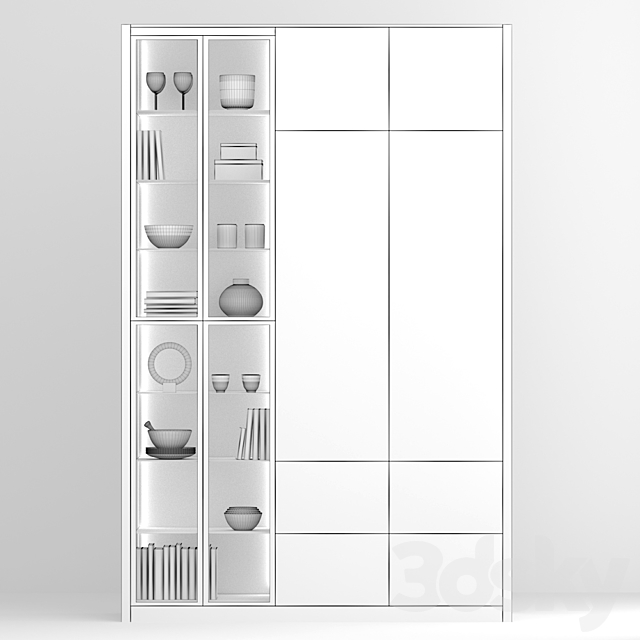 ?upboard set 3 3DSMax File - thumbnail 4