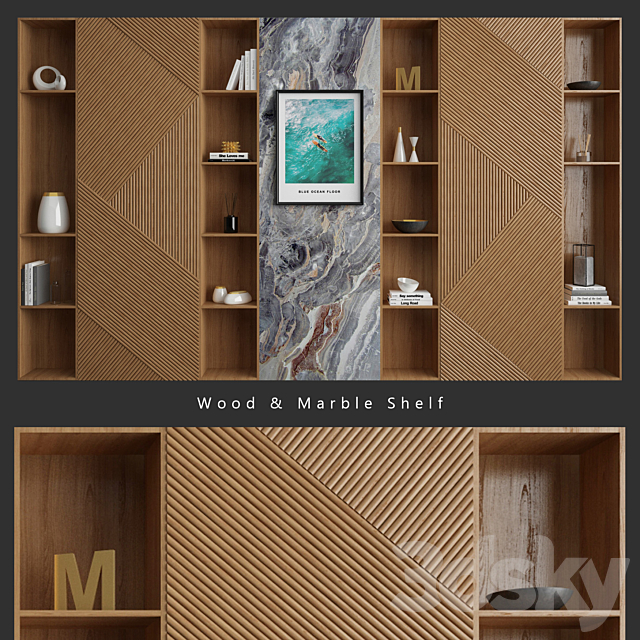 W & M Shelf 3DSMax File - thumbnail 1