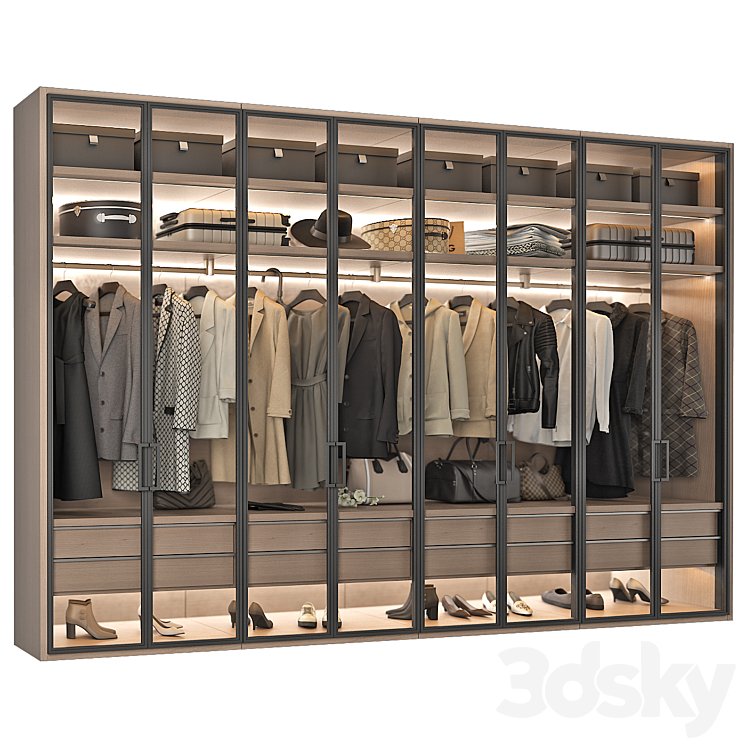 Walk-in Closet 98 part 4 3DS Max - thumbnail 2