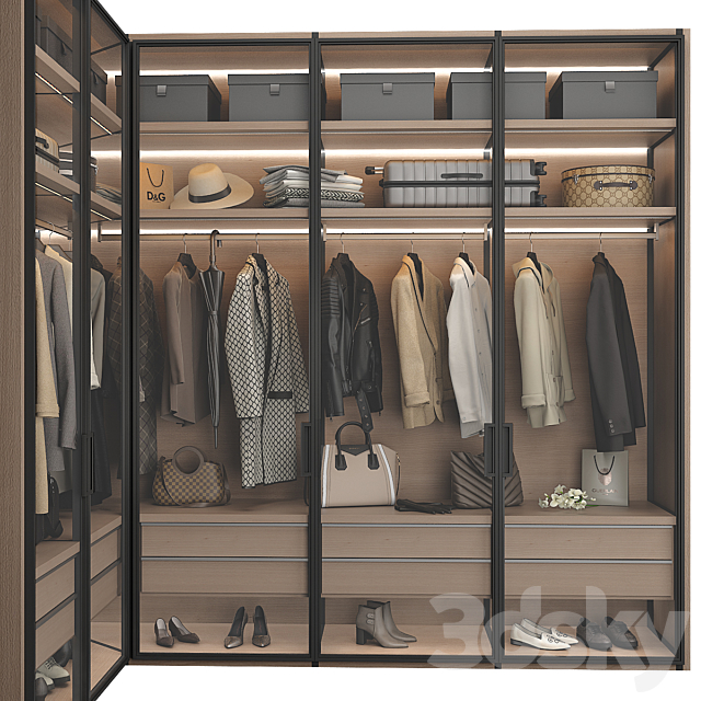 Walk-in Closet 98 part 5 3DSMax File - thumbnail 3