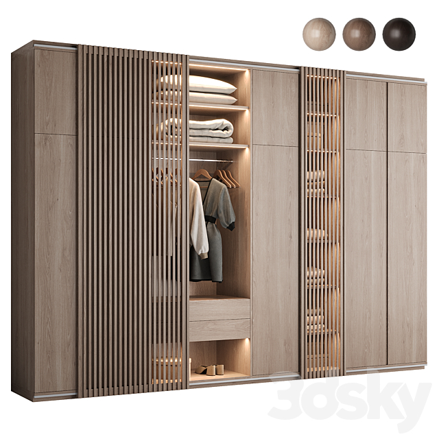 Wardrobe 006 3DS Max Model - thumbnail 2