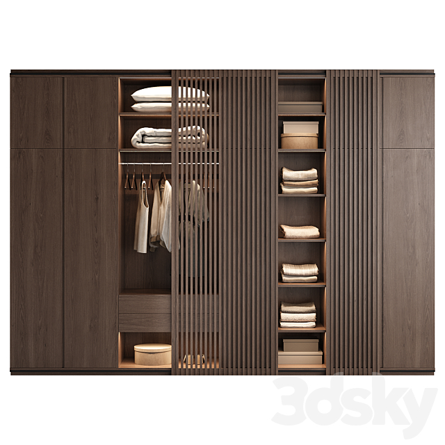 Wardrobe 006 3DS Max Model - thumbnail 4