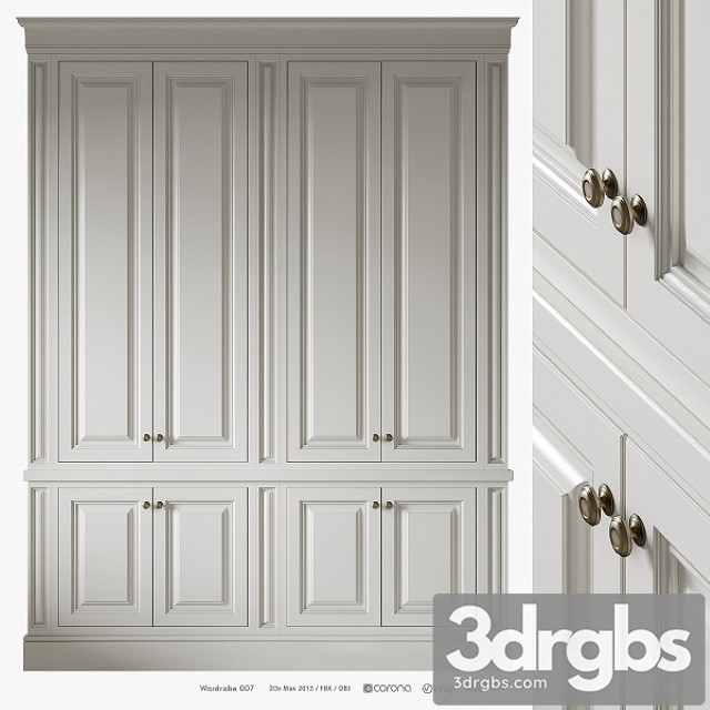 Wardrobe 007 3dsmax Download - thumbnail 1