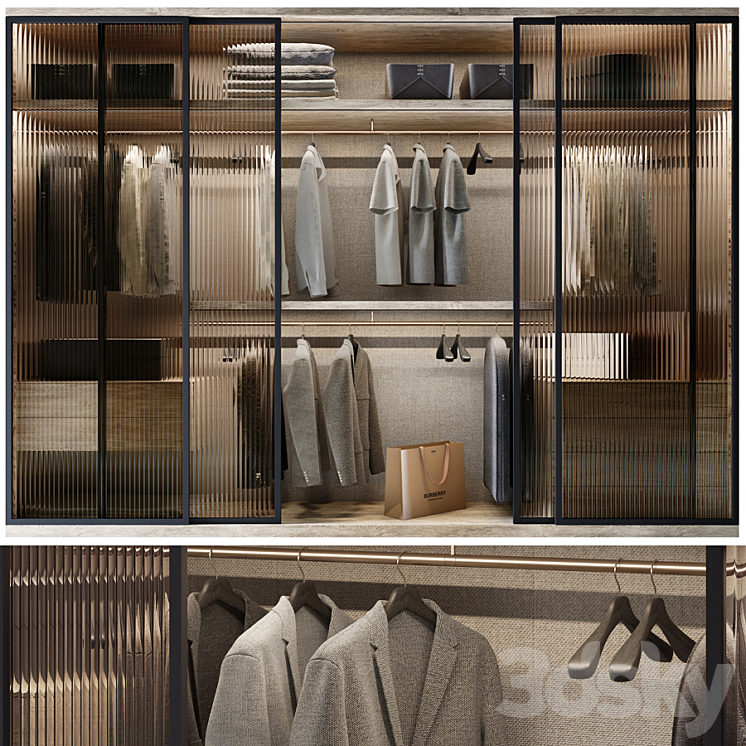 WARDROBE 01 3DS Max Model - thumbnail 1